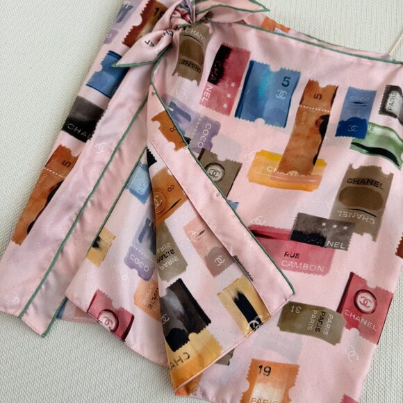 Chanel Silk Print Cami Top - Picture 3 of 8